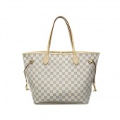 2010年早春新作 Louis Vuitton 激安 ルイヴィトン 新品　ダミエ・アズール　バッグ　ネヴァーフルMM アズール N51107