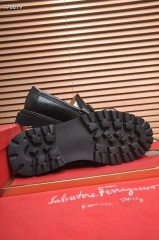 Ferragamo カジュアルシューズ 新作 本革 靴  通販＆送料込 男性用 fer003