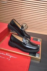 Ferragamo カジュアルシューズ 新作 本革 靴  通販＆送料込 男性用 fer004