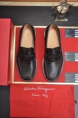 Ferragamo カジュアルシューズ 新作 本革 靴  通販＆送料込 男性用 fer003