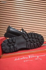 Ferragamo カジュアルシューズ 新作 本革 靴  通販＆送料込 男性用 fer001