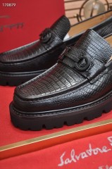 Ferragamo カジュアルシューズ 新作 本革 靴  通販＆送料込 男性用 fer003