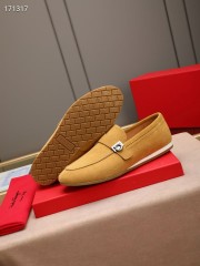 Ferragamo カジュアルシューズ 新作 本革 靴  通販＆送料込 男性用 fer009