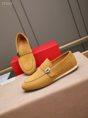Ferragamo カジュアルシューズ 新作 本革 靴  通販＆送料込 男性用 fer009