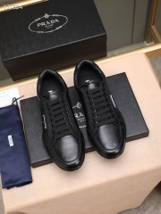 プラダ カジュアルシューズ 新作 本革 新品同様超美品 通販＆送料込 運動靴 男性用 PRA093