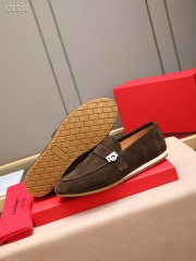 Ferragamo カジュアルシューズ 新作 本革 靴  通販＆送料込 男性用 fer008
