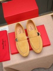 Ferragamo カジュアルシューズ 新作 本革 靴  通販＆送料込 男性用 fer009