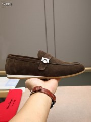 Ferragamo カジュアルシューズ 新作 本革 靴  通販＆送料込 男性用 fer008