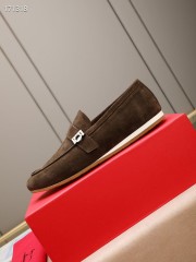 Ferragamo カジュアルシューズ 新作 本革 靴  通販＆送料込 男性用 fer008