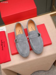 Ferragamo カジュアルシューズ 新作 本革 靴  通販＆送料込 男性用 fer007