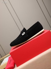 Ferragamo カジュアルシューズ 新作 本革 靴  通販＆送料込 男性用 fer010
