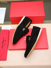 Ferragamo カジュアルシューズ 新作 本革 靴  通販＆送料込 男性用 fer010