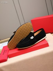 Ferragamo カジュアルシューズ 新作 本革 靴  通販＆送料込 男性用 fer010