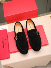 Ferragamo カジュアルシューズ 新作 本革 靴  通販＆送料込 男性用 fer010