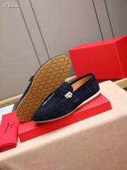 Ferragamo カジュアルシューズ 新作 本革 靴  通販＆送料込 男性用 fer006