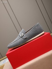 Ferragamo カジュアルシューズ 新作 本革 靴  通販＆送料込 男性用 fer007